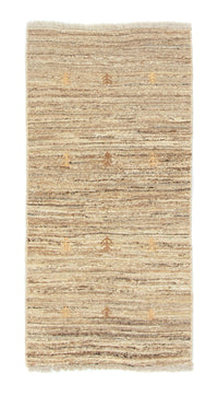 Tapis Gabbeh - Persan - 135 x 69 cm - beige