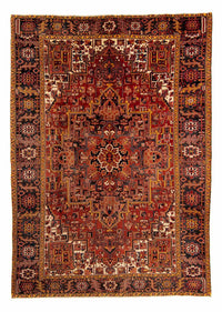 Tapis persan - Nomadic - 395 x 291 cm - rouge foncé