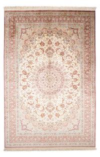 Tapis persan - Ghom - 240 x 160 cm - beige