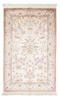 Tapis persan - Ghom - 155 x 95 cm - beige