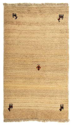 Tapis Gabbeh - Persan - 133 x 78 cm - beige