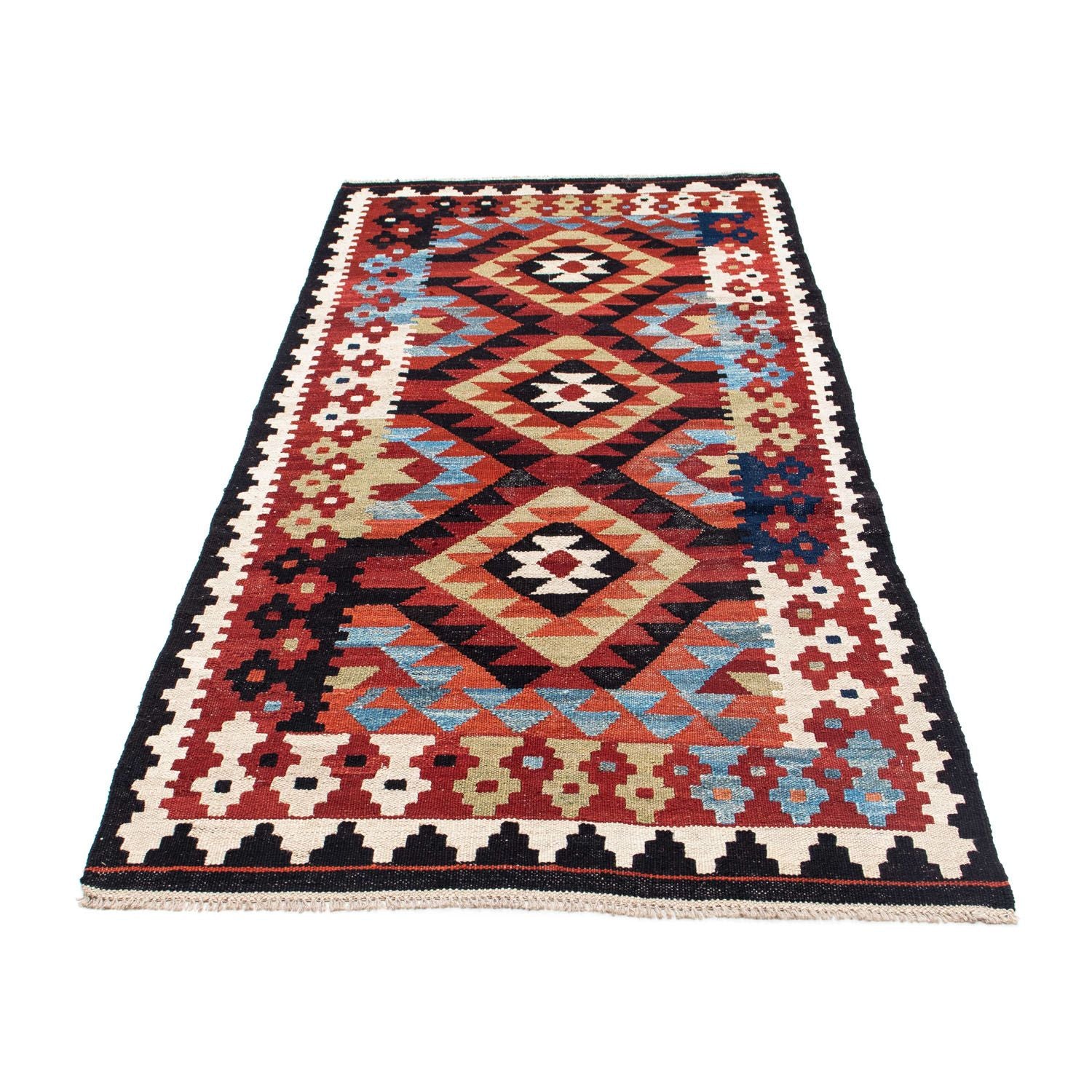 Kelim Teppich - Oriental 222 x 100 cm - mehrfarbig