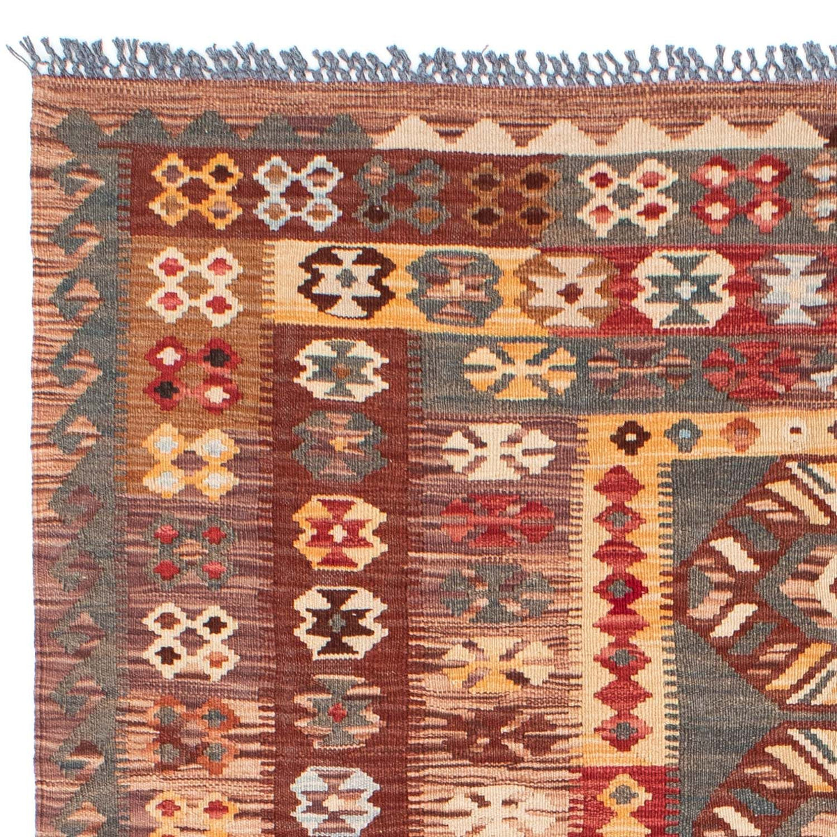 Kelim Teppich - Oriental 145 x 195 cm - mehrfarbig