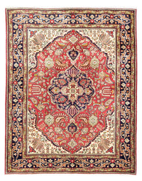 Tapis persan - Tabriz - Royal - 195 x 150 cm - rouge