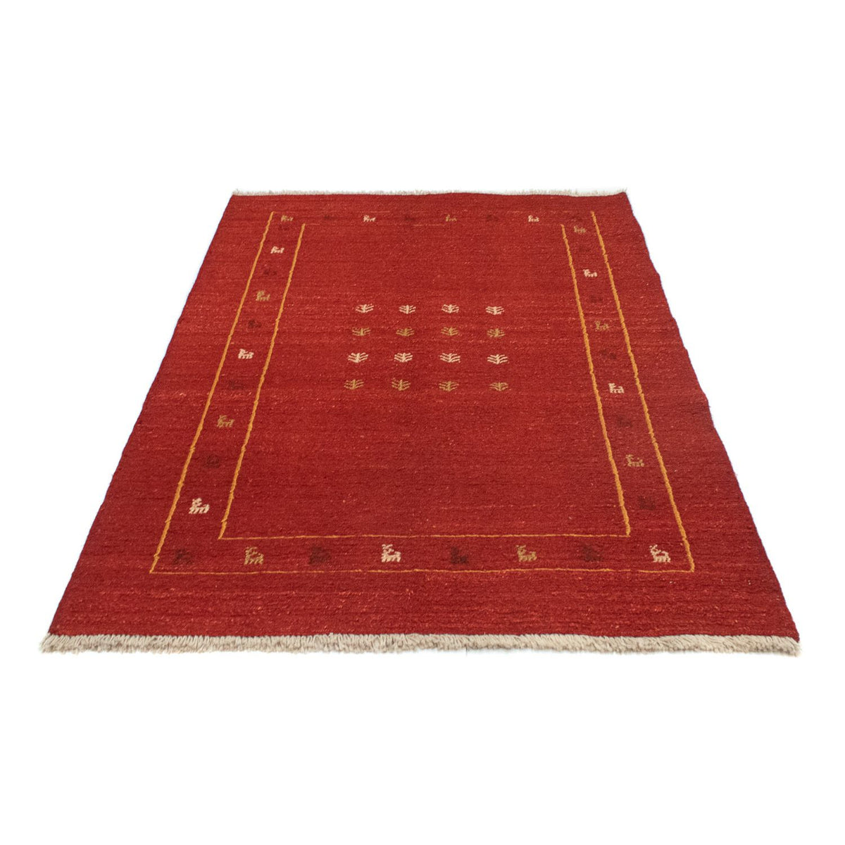 Tappeto Gabbeh - Persero - 178 x 120 cm - rosso