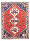 Shiraz Tappeto 110x145cm - Tappeto persiano - Rettangolo / Rosso scuro / 110 x 145 cm Rettangolo