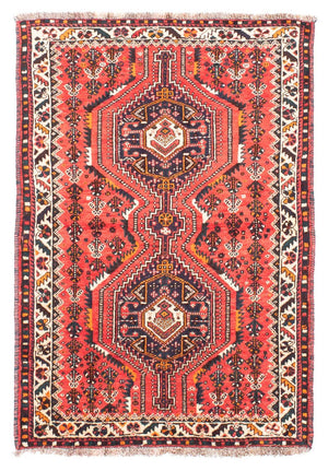 Perserteppich - Nomadic 160 x 110 cm - hellrot