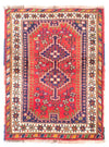 Tapis de Chiraz Tapis 100x140cm - Tapis persan - rouge - Rectangle / Rouge / 100 x 140 cm Rectangle