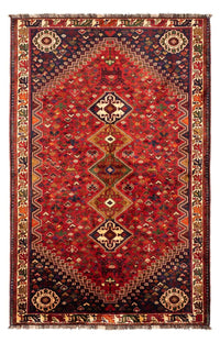 Tapis persan - Nomadic - 270 x 170 cm - rouge foncé