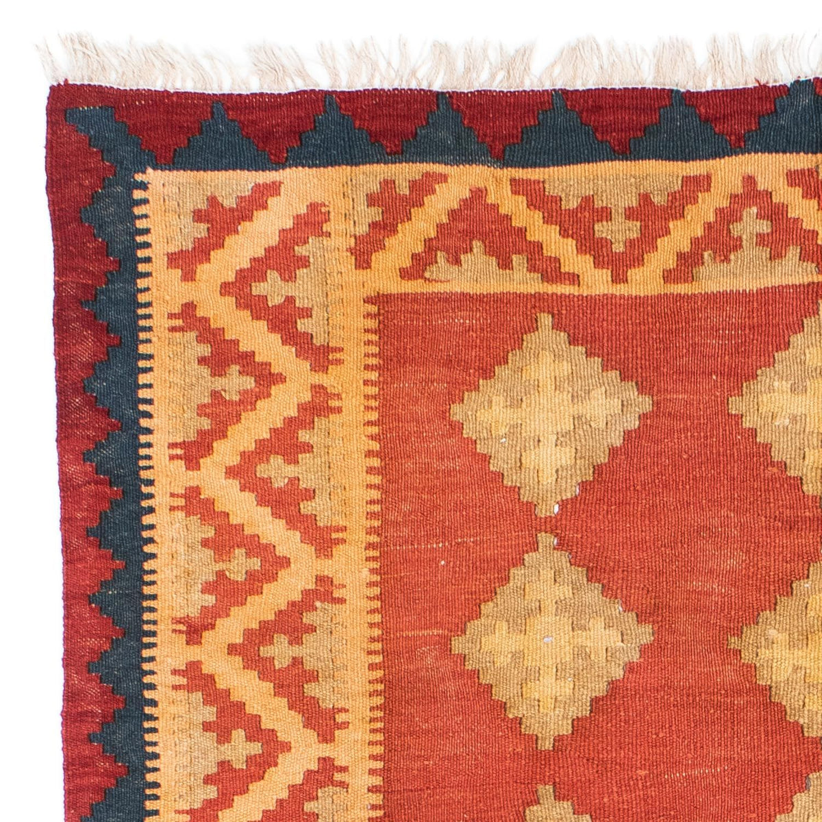 Kelim Teppich - Oriental 190 x 120 cm - orange