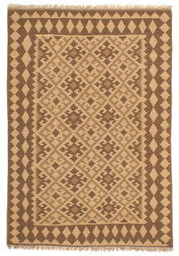 Tapis Kelim - Oriental - 210 x 155 cm - marron clair