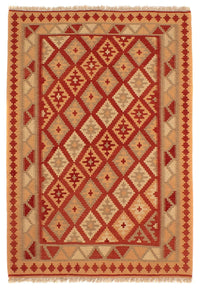 Tapis Kelim - Oriental - 200 x 148 cm - rouge
