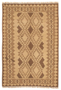 Tapis Kelim - Oriental - 217 x 150 cm - marron clair