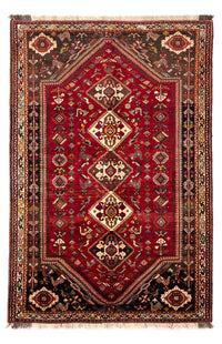 Tapis persan - Nomadic - 270 x 175 cm - rouge foncé