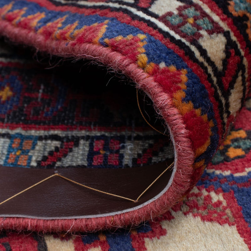 Perserteppich - Nomadic 125 x 93 cm - dunkelrot