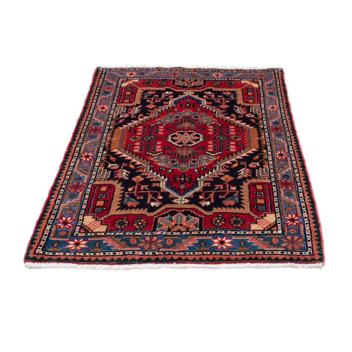 Perserteppich - Nomadic 136 x 89 cm - dunkelblau