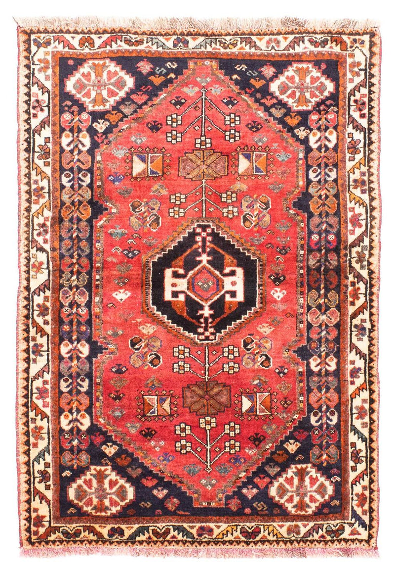 Perserteppich - Nomadic 160 x 110 cm - rot