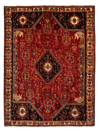 Tapis persan - Nomadic - 300 x 220 cm - rouge foncé
