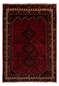 Tapis persan - Nomadic - 295 x 200 cm - rouge foncé