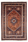 Qashqai Tappeto 235x357cm - Tappeto persiano - Rettangolo / Blu scuro / 235 x 357 cm Rettangolo