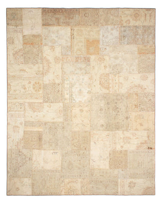 Patchwork Teppich 299 x 236 cm