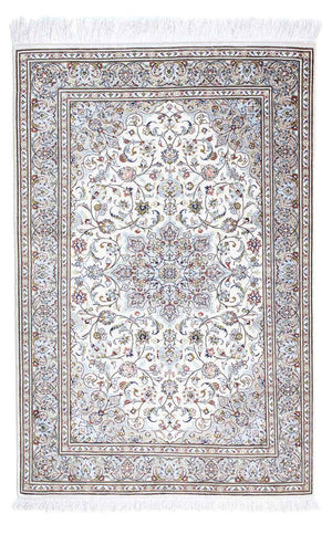 Perserteppich - Ghom 121 x 80 cm - beige