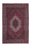 Bidjar Tappeto 134x208cm - Tappeto persiano - rosso - Rettangolo / Rosso / 134 x 208 cm Rettangolo
