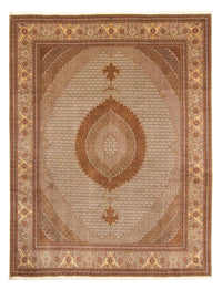 Tapis persan - Tabriz - 392 x 302 cm - marron clair