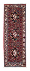Tapis de Bidjar Tapis 74x205cm - Tapis persan - rouge foncé - Tapis de couloir / Rouge foncé / 74 x 205 cm Tapis de couloir