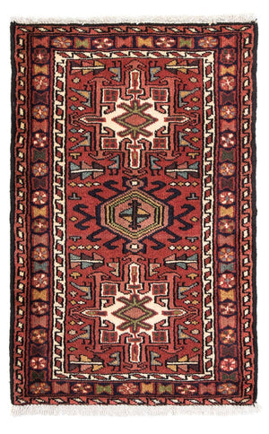 Perserteppich - Nomadic 105 x 65 cm - dunkelrot