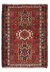 Qaraja Tappeto 70x98cm - Tappeto persiano - Rettangolo / Rosso scuro / 70 x 98 cm Rettangolo