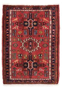 Tapis persan - Nomadic - 98 x 70 cm - rouge foncé