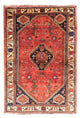 Perserteppich - Nomadic 170 x 118 cm - dunkelrot