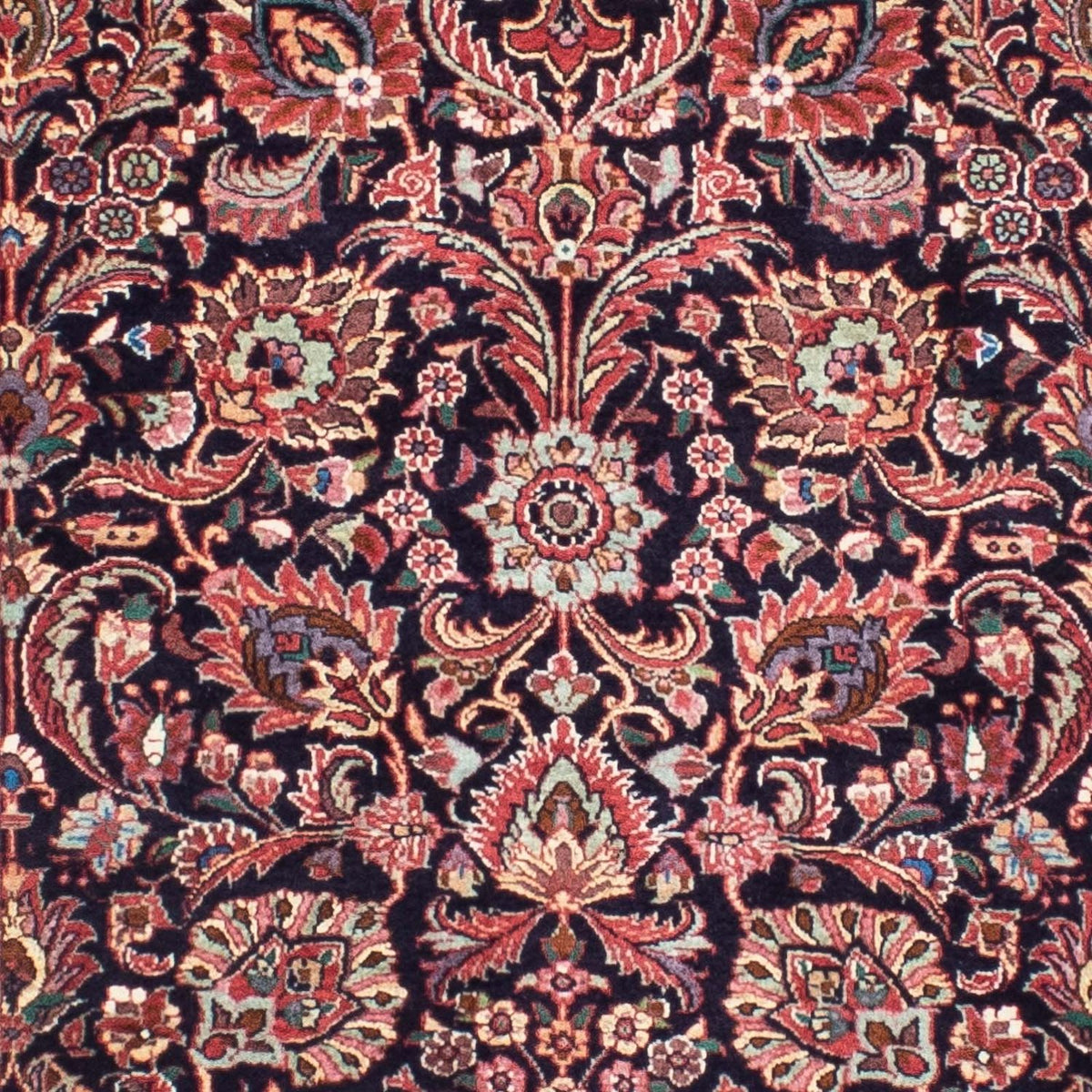 Perserteppich - Bidjar - Royal 298 x 83 cm - dunkelblau