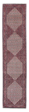 Tapis de Bidjar Tapis 86x418cm - Tapis persan - rouge clair - Tapis de couloir / Rouge clair / 86 x 418 cm Tapis de couloir
