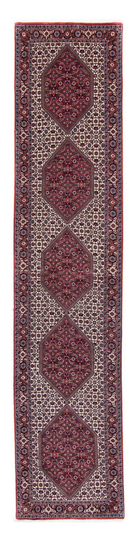 Tapis de couloir Tapis persan - Bidjar - 373 x 80 cm - multicolore