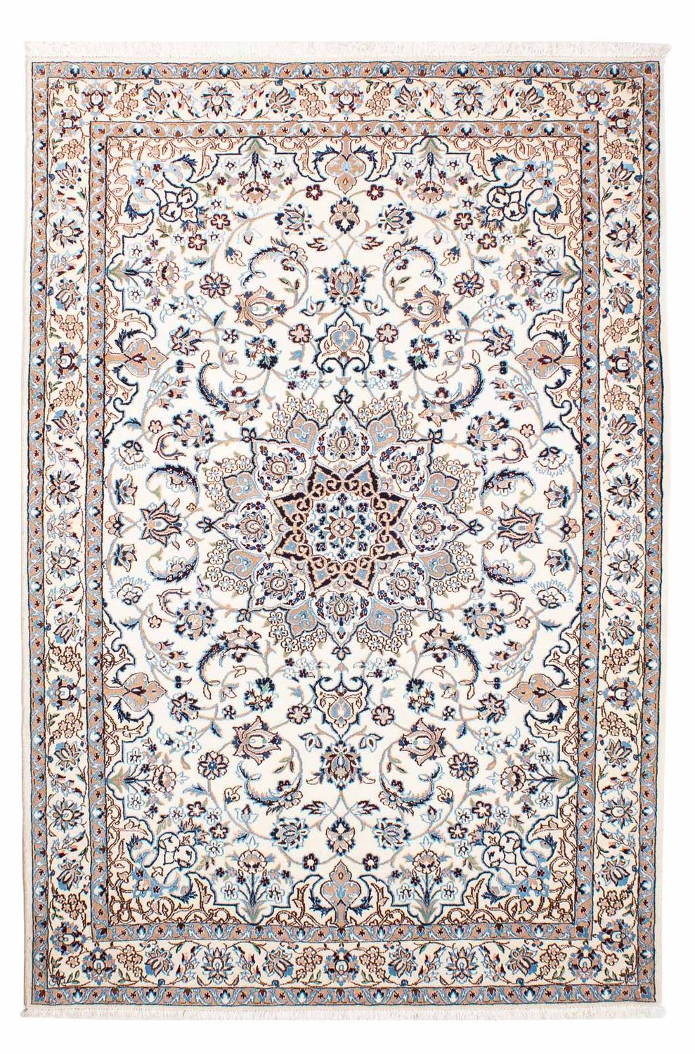 Perserteppich - Nain - Royal 199 x 128 cm Wohnzimmer Teppich