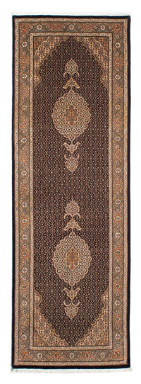Tapis de couloir Tapis persan - Tabriz - 248 x 81 cm - bleu foncé