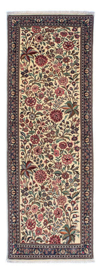 Tapis de couloir Tapis persan - Ghom - 212 x 70 cm - beige