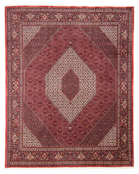 Tapis persan - Bidjar - 314 x 253 cm - rouge foncé