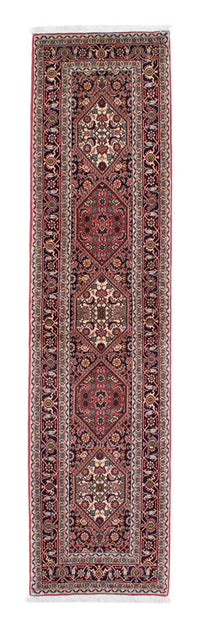 Tapis de couloir Tapis persan - Bidjar - 257 x 82 cm - rouge clair
