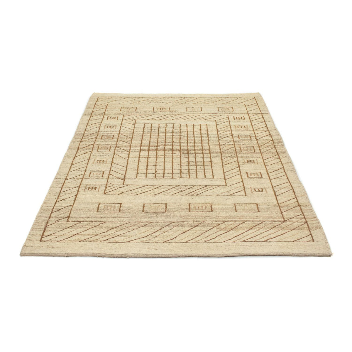 Tapis Gabbeh - Persan - 198 x 141 cm - multicolore