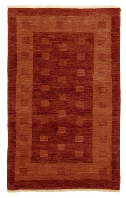Tappeto Gabbeh - Persero - 191 x 120 cm - rosso scuro