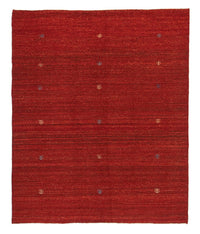 Tapis Gabbeh - Persan - 189 x 152 cm - rouge