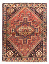 Shiraz Teppich 114x154cm - Perserteppich - Rechteckig / Hellrot / 114 x 154 cm Rechteckig