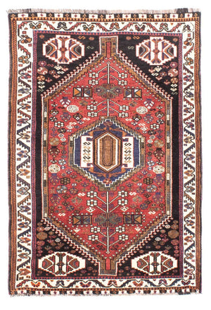 Perserteppich - Nomadic 154 x 104 cm - rot