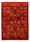 Kashkuli Tapis 145x214cm - Tapis persan - rouge foncé - Rectangle / Rouge foncé / 145 x 214 cm Rectangle