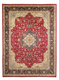 Tappeto Persero - Tabriz - 395 x 305 cm - rosso