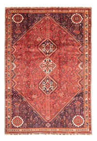 Tapis persan - Nomadic - 315 x 220 cm - rouge foncé