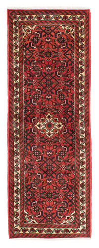 Tapis de couloir Tapis persan - Nomadic - 195 x 70 cm - rouge foncé